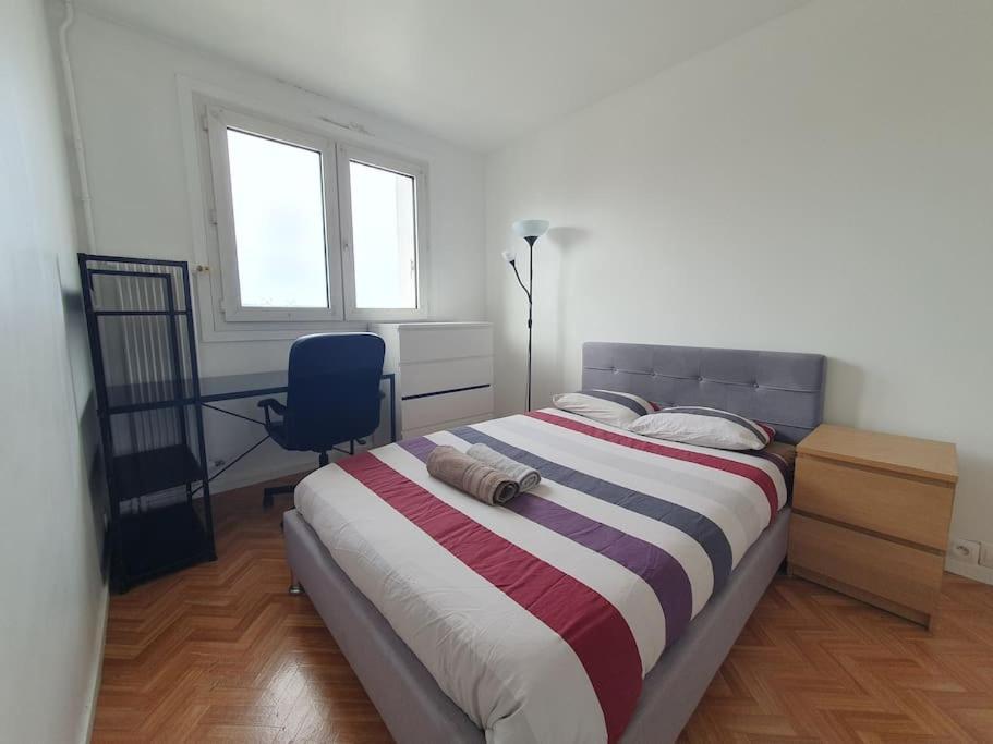 Spacieux F4 Avec Vue Panoramique Et 2 Places De Parking Rouen Exteriör bild